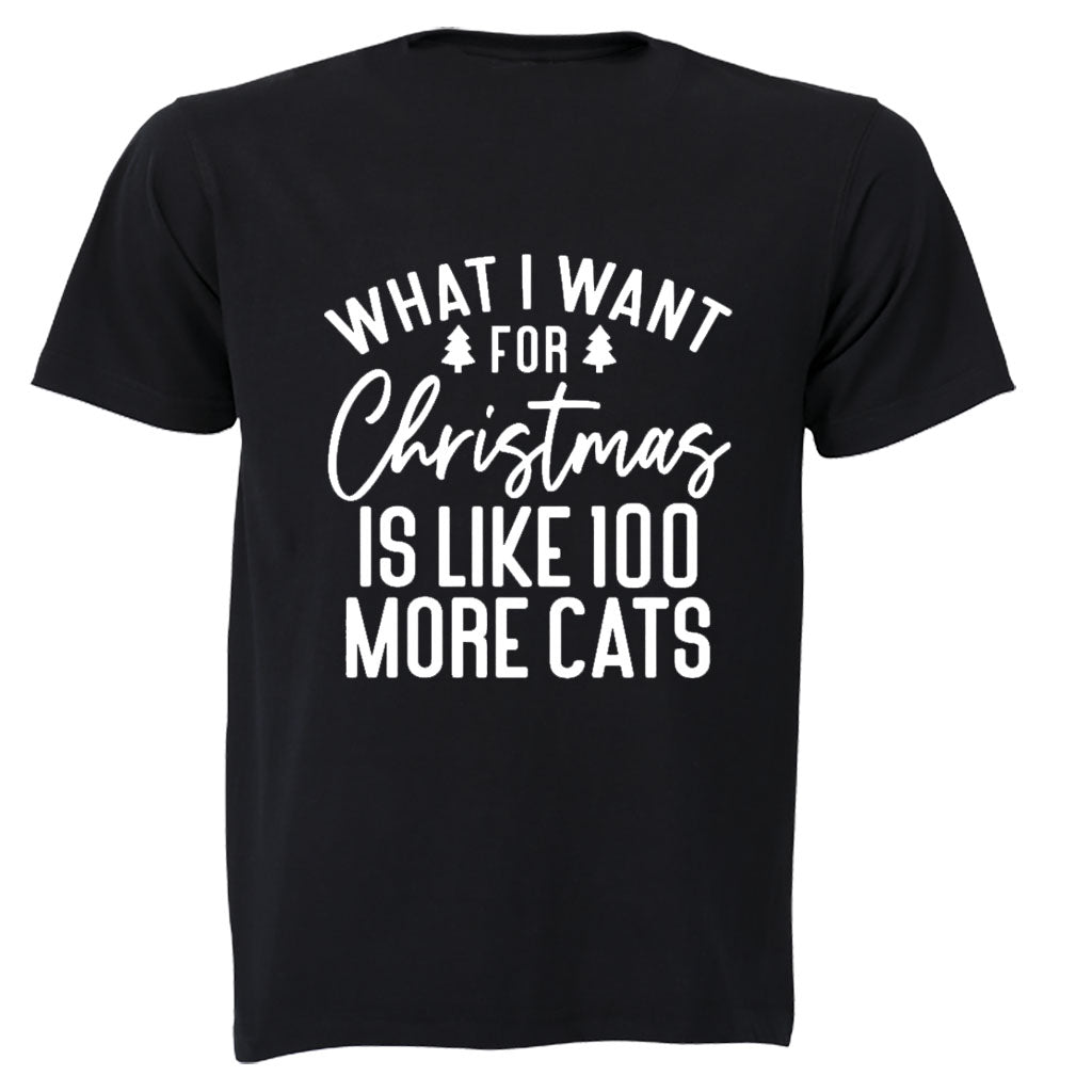 More Cats - Christmas - Adults - T-Shirt - BuyAbility South Africa