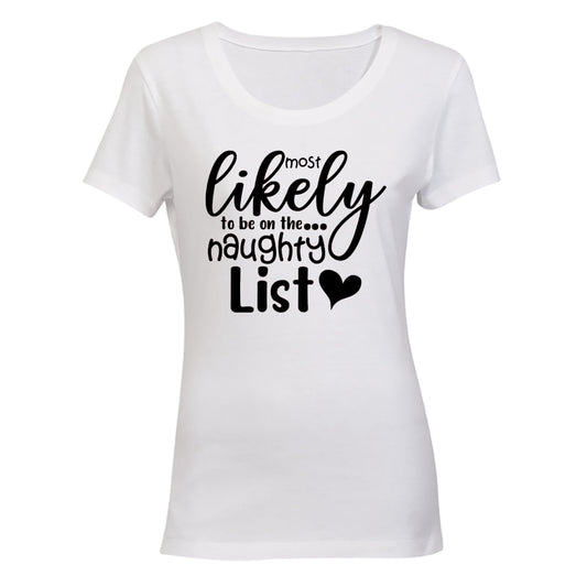 Most Likely - Christmas - Ladies - T-Shirt - BuyAbility South Africa