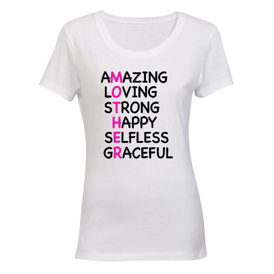 Mother - Amazing. Loving - Ladies - T-Shirt - BuyAbility South Africa
