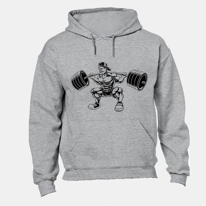 Muscle Man - Weightlifting - Hoodie - BuyAbility South Africa