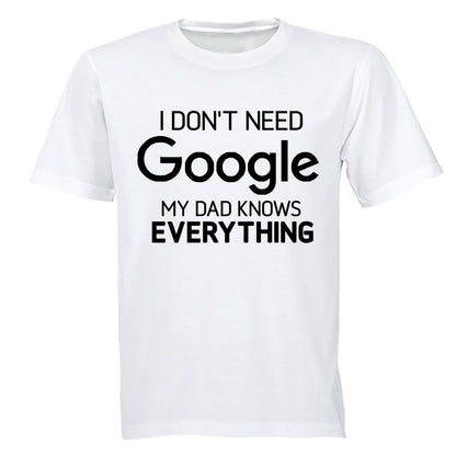My Dad Knows Everything - Kids T-Shirt - BuyAbility South Africa