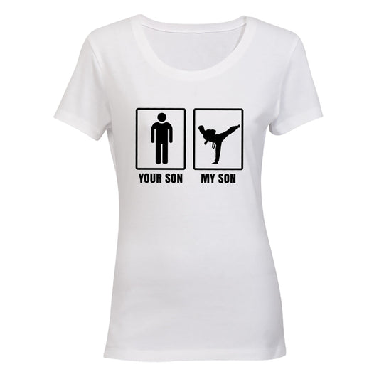 My Son - Karate - Ladies - T-Shirt - BuyAbility South Africa