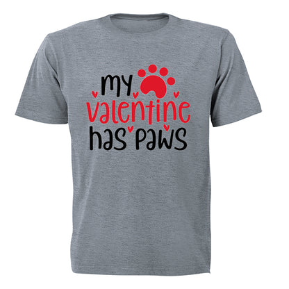 My Valentine Has Paws - Adults - T-Shirt - BuyAbility South Africa