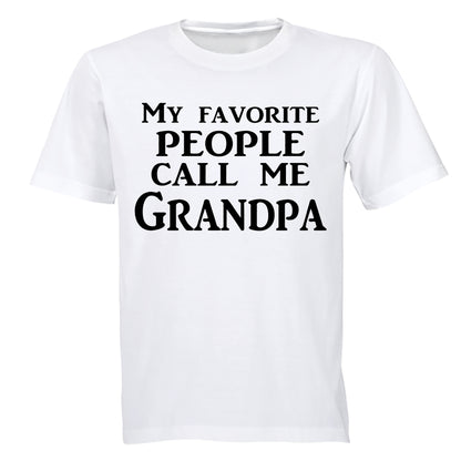 My Favorite People Call Me Grandpa - Adults - T-Shirt - BuyAbility South Africa