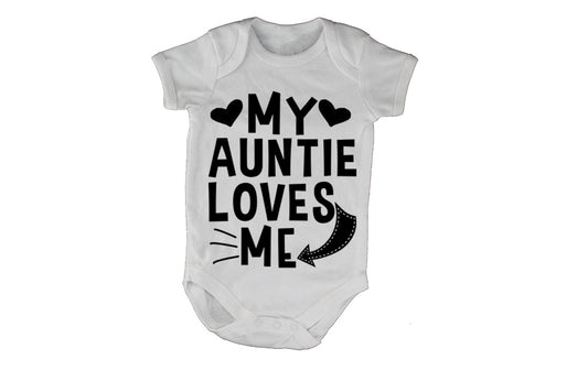 My Auntie Loves Me - Baby Grow - BuyAbility South Africa