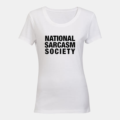 National Sarcasm Society - Ladies - T-Shirt - BuyAbility South Africa