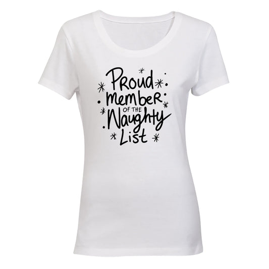 Naughty List - Christmas - Ladies - T-Shirt - BuyAbility South Africa
