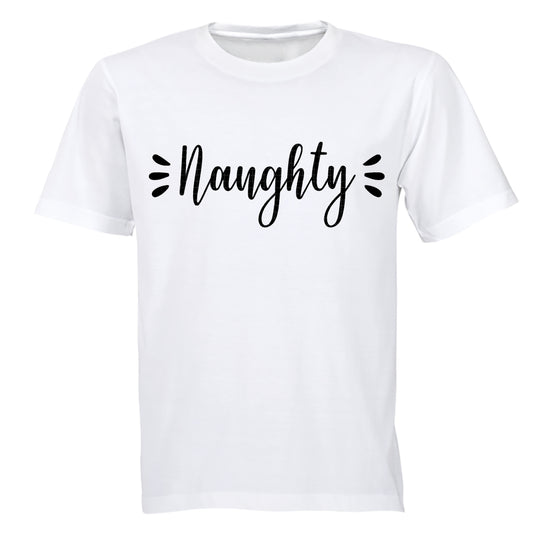 Naughty - Christmas Inspired - Adults - T-Shirt - BuyAbility South Africa