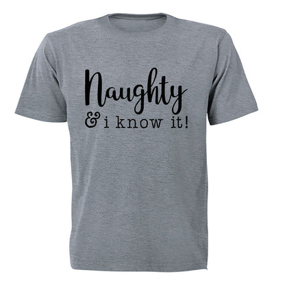 Naughty & I Know It - Christmas - Kids T-Shirt - BuyAbility South Africa