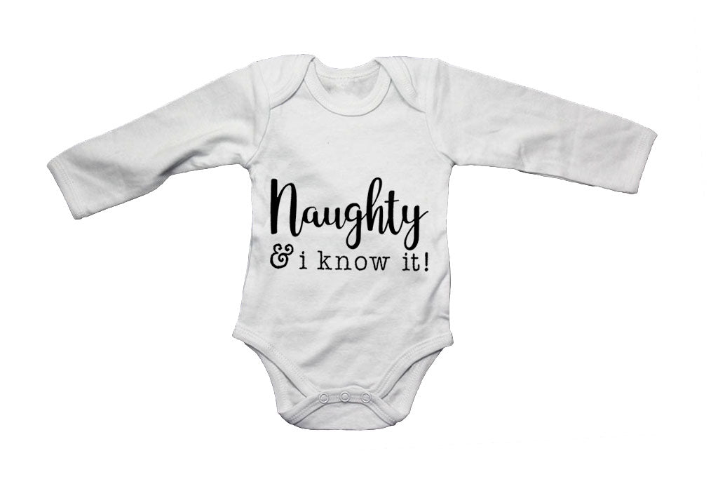 Naughty & I Know It - Christmas - Baby Grow - BuyAbility South Africa