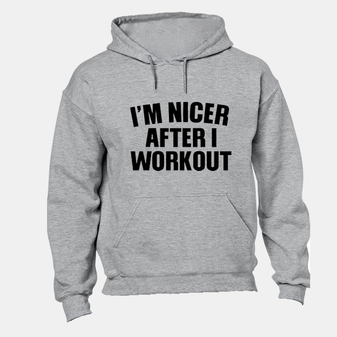 Nicer After I Workout - Hoodie - BuyAbility South Africa