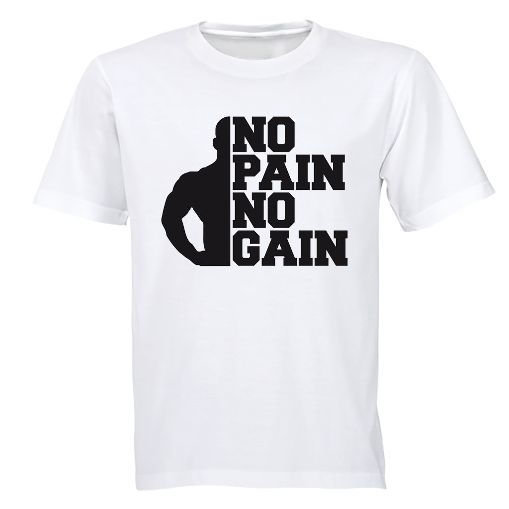 No Pain, No Gain - Adults - T-Shirt - BuyAbility South Africa