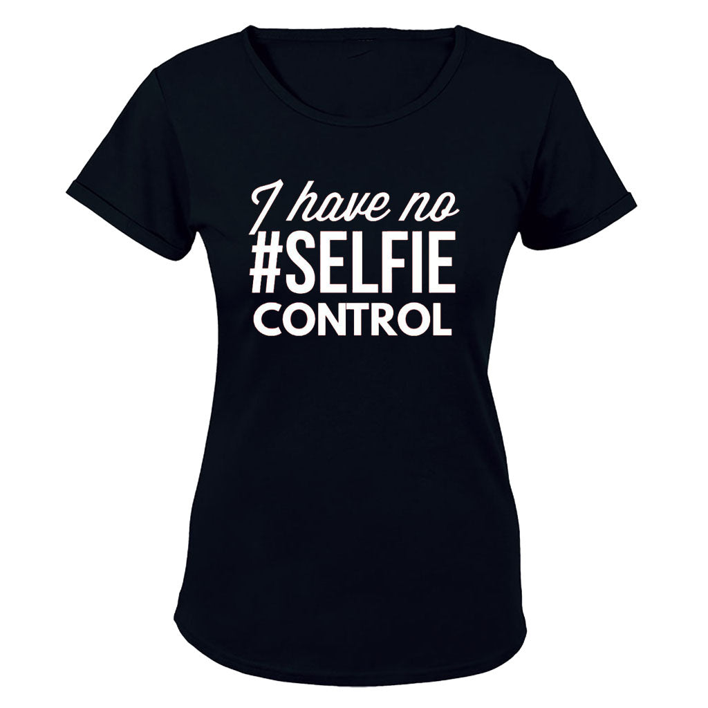 No Selfie Control - Ladies - T-Shirt - BuyAbility South Africa