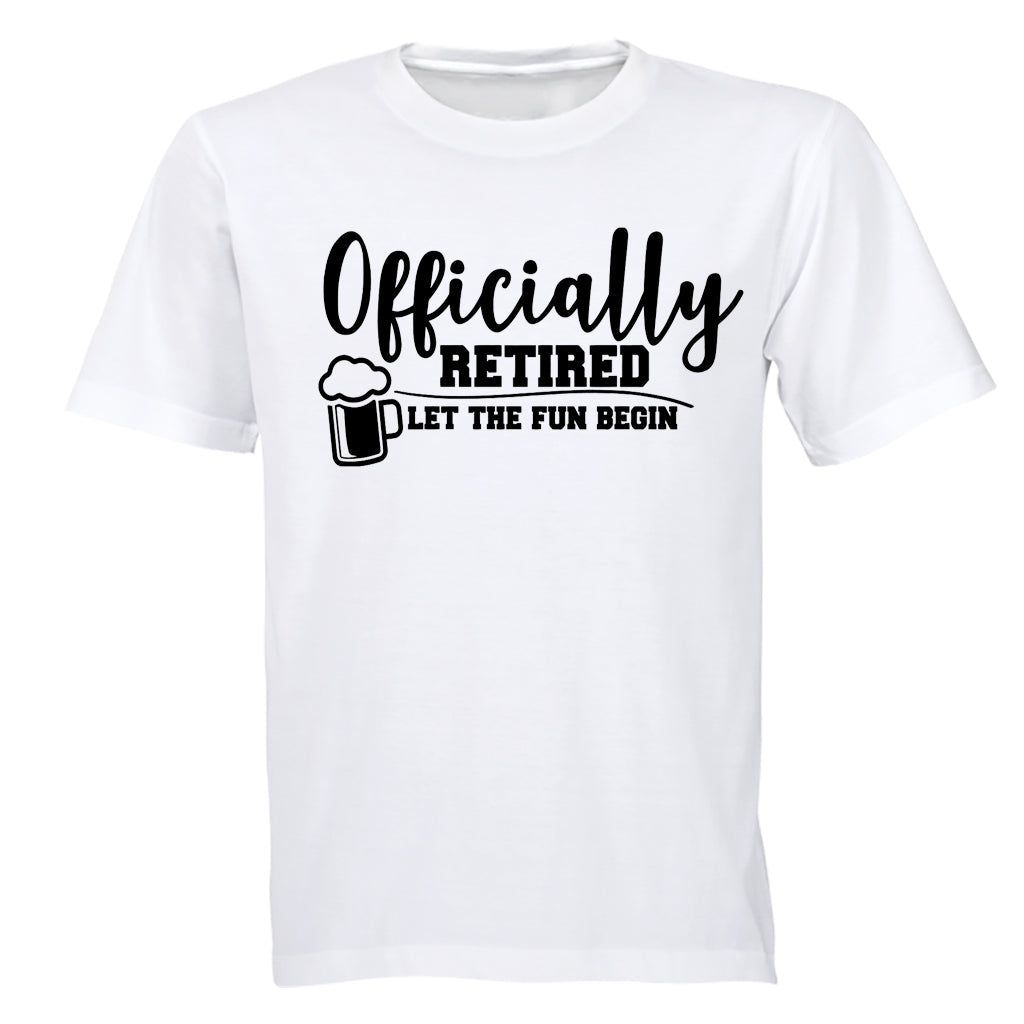 Officially Retired - Adults - T-Shirt - BuyAbility South Africa