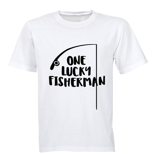 One Lucky Fisherman - Adults - T-Shirt - BuyAbility South Africa