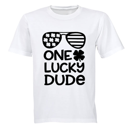 One Lucky Dude - St. Patricks Day - Kids T-Shirt - BuyAbility South Africa