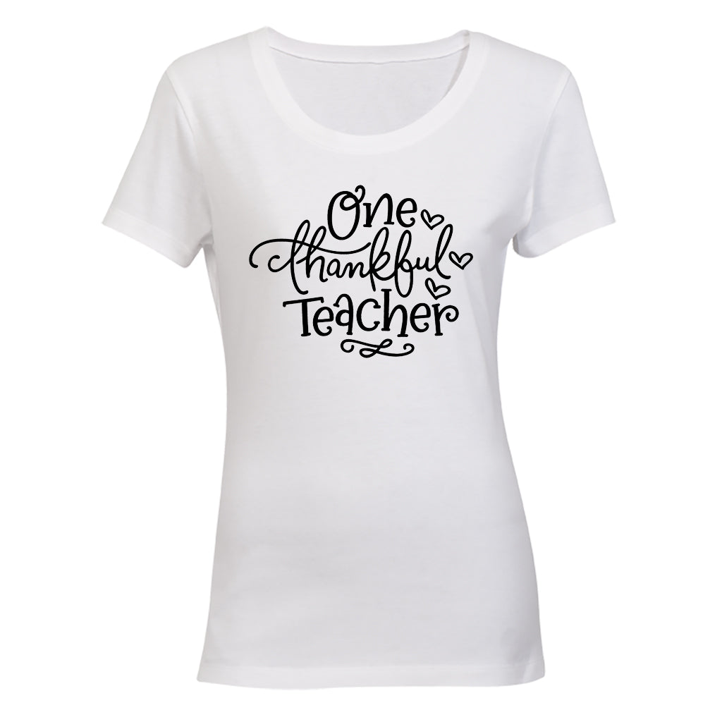 One Thankful Teacher - Ladies - T-Shirt - BuyAbility South Africa