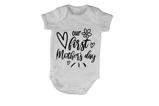 Our First Mothers Day - Flower - Baby Grow - BuyAbility South Africa
