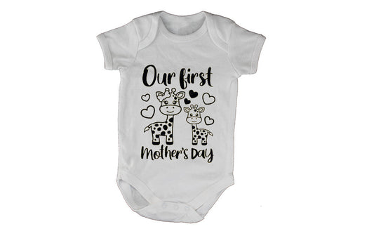 Our First Mothers Day - Giraffe- Baby Grow - BuyAbility South Africa
