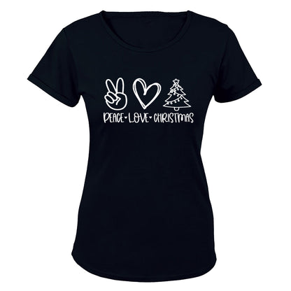 Peace. Love. Christmas - Ladies - T-Shirt - BuyAbility South Africa