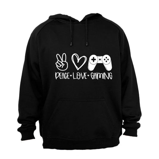 Peace. Love. Gaming - Hoodie - BuyAbility South Africa