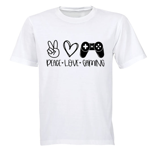 Peace. Love. Gaming - Kids T-Shirt - BuyAbility South Africa