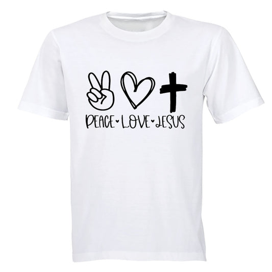 Peace. Love. Jesus - Kids T-Shirt - BuyAbility South Africa