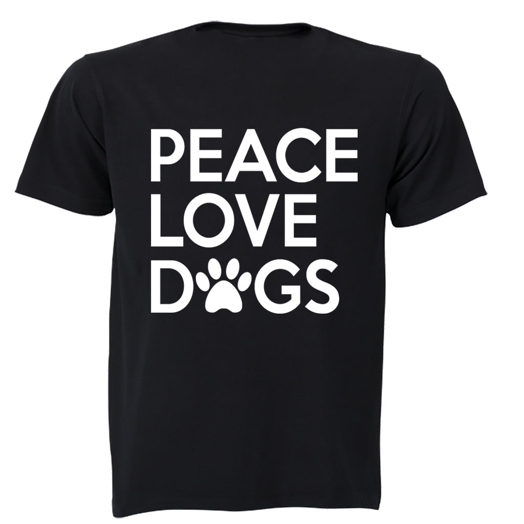 Peace. Love. Dogs - Kids T-Shirt - BuyAbility South Africa