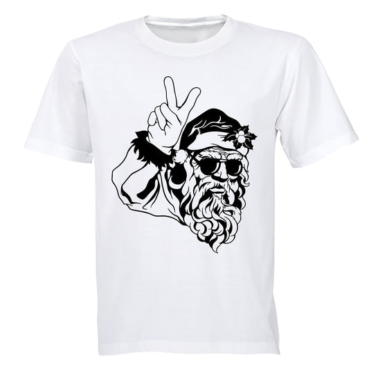 Peace Out Santa - Christmas - Kids T-Shirt - BuyAbility South Africa