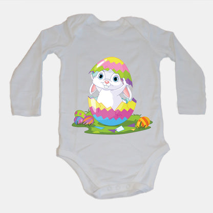 Peeking Hatched Easter Bunny - Easter - Baby Grow