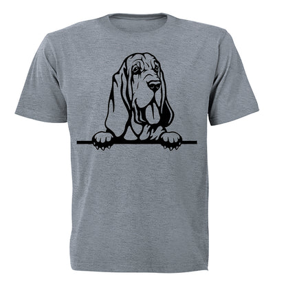Peeking Bloodhound - Adults - T-Shirt - BuyAbility South Africa