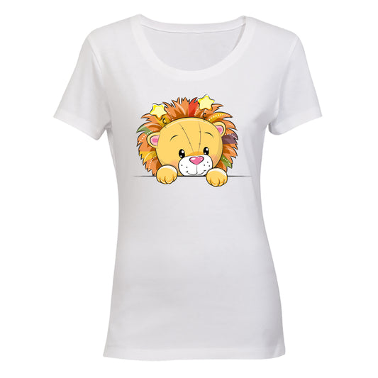 Peeking Lion - Ladies - T-Shirt - BuyAbility South Africa