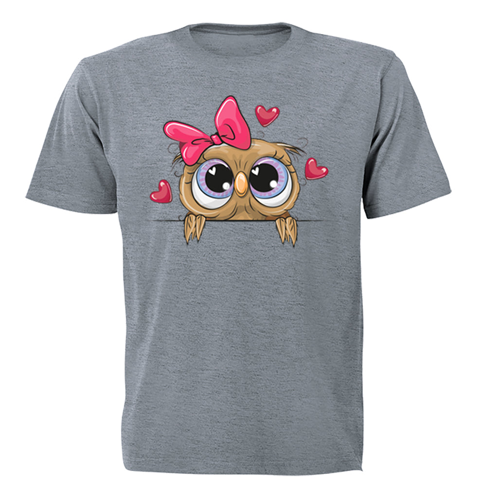 Peeking Owl - Kids T-Shirt - BuyAbility South Africa