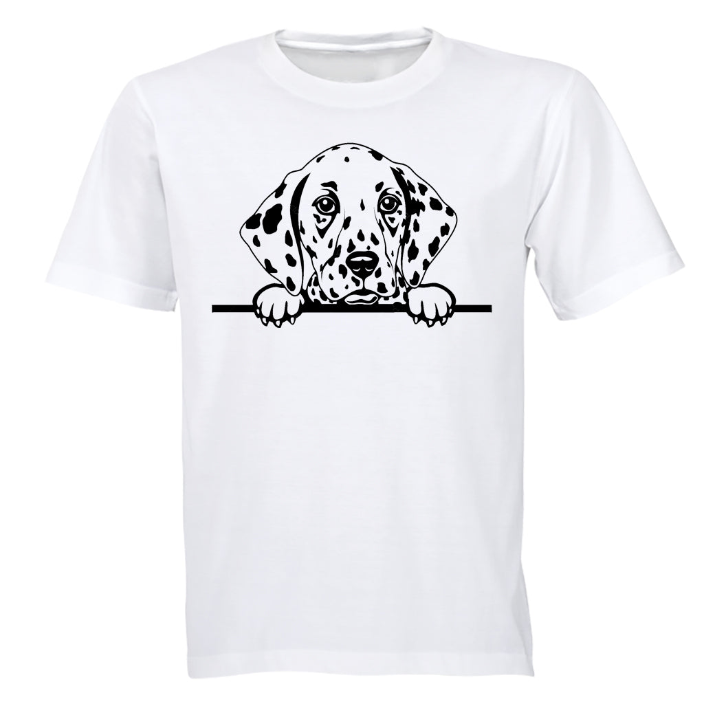 Peeking Dalmatian - Kids T-Shirt - BuyAbility South Africa