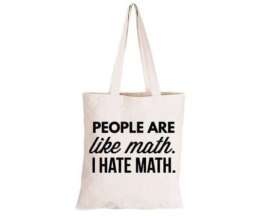 People Are Like Math - Eco-Cotton Natural Fibre Bag - BuyAbility South Africa