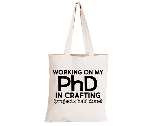 PhD in Crafting - Eco-Cotton Natural Fibre Bag - BuyAbility South Africa