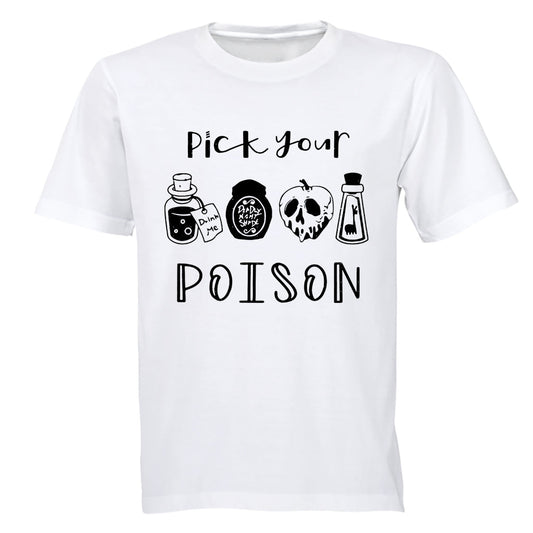 Pick Your Poison - Halloween - Adults - T-Shirt - BuyAbility South Africa