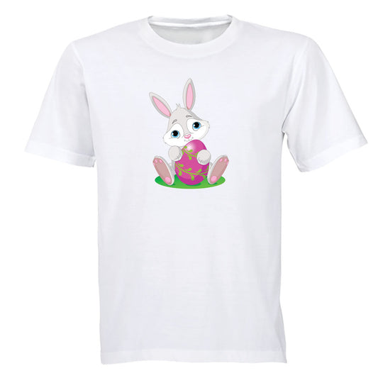 Pink Egg - Easter Bunny - Kids T-Shirt - BuyAbility South Africa