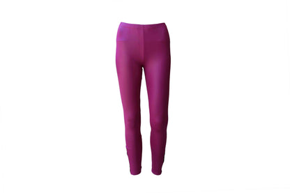 Pink Leggings With Ankle Zipper - BuyAbility