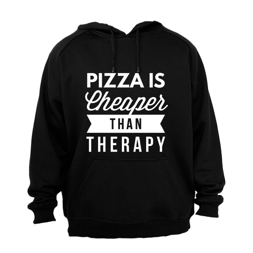Pizza is Cheaper than Therapy - Hoodie - BuyAbility South Africa