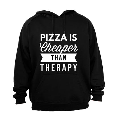 Pizza is Cheaper than Therapy - Hoodie - BuyAbility South Africa