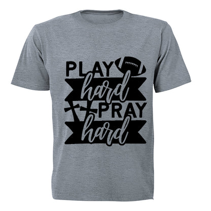 Play Hard - Pray Hard - Kids T-Shirt - BuyAbility South Africa