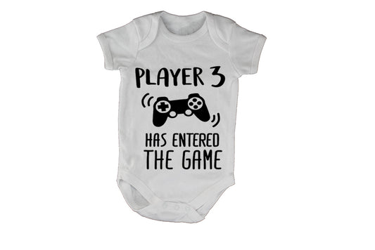 Player 3 Has Entered the Game! - Baby Grow - BuyAbility South Africa