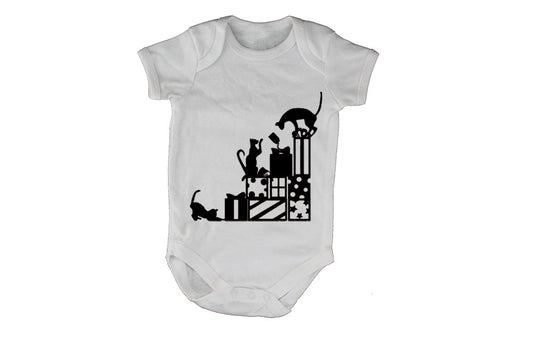Playful Christmas Cats - Baby Grow - BuyAbility South Africa