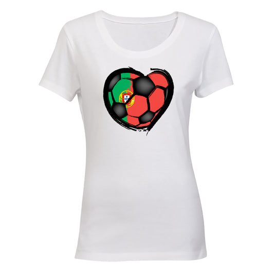 Portugal - Soccer Inspired - Ladies - T-Shirt - BuyAbility South Africa