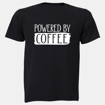 Powered By COFFEE - Adults - T-Shirt - BuyAbility South Africa