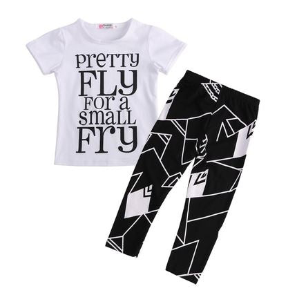 Pretty Fly for a Small Fry – Toddler 2PC Outfit - BuyAbility South Africa