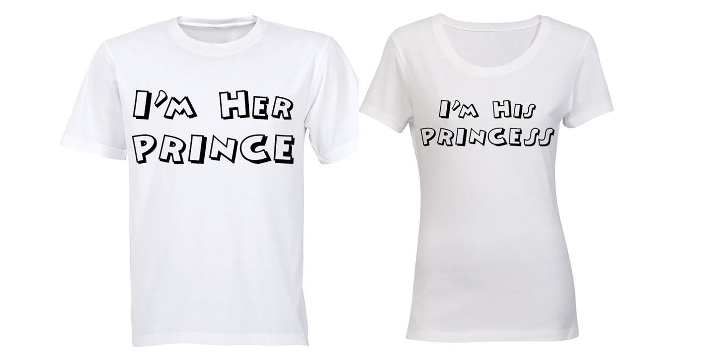 Her Prince & His Princess - Couples Tees - BuyAbility South Africa