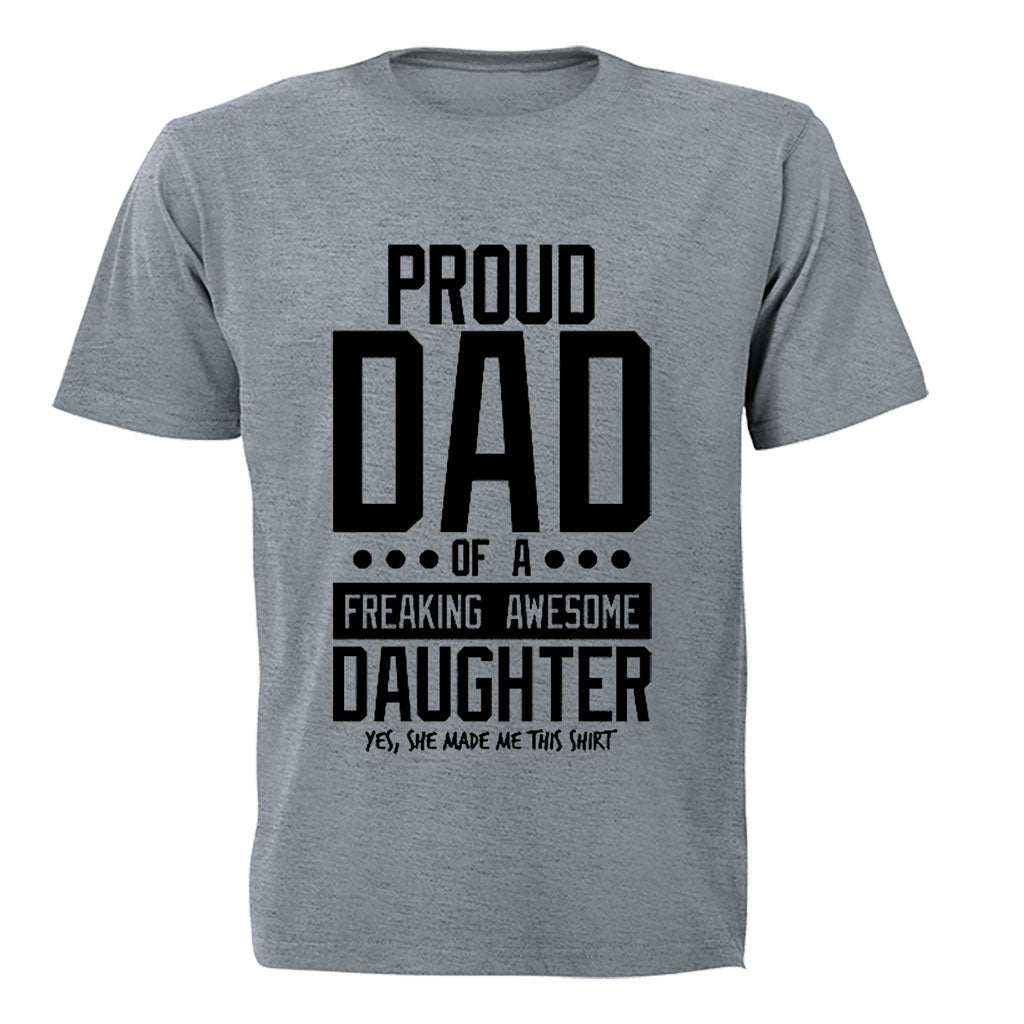 Proud Dad of an Awesome Daughter - T-Shirt - BuyAbility South Africa