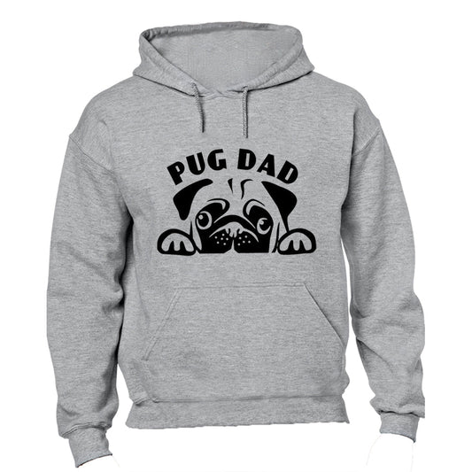 Pug Dad - Hoodie - BuyAbility South Africa
